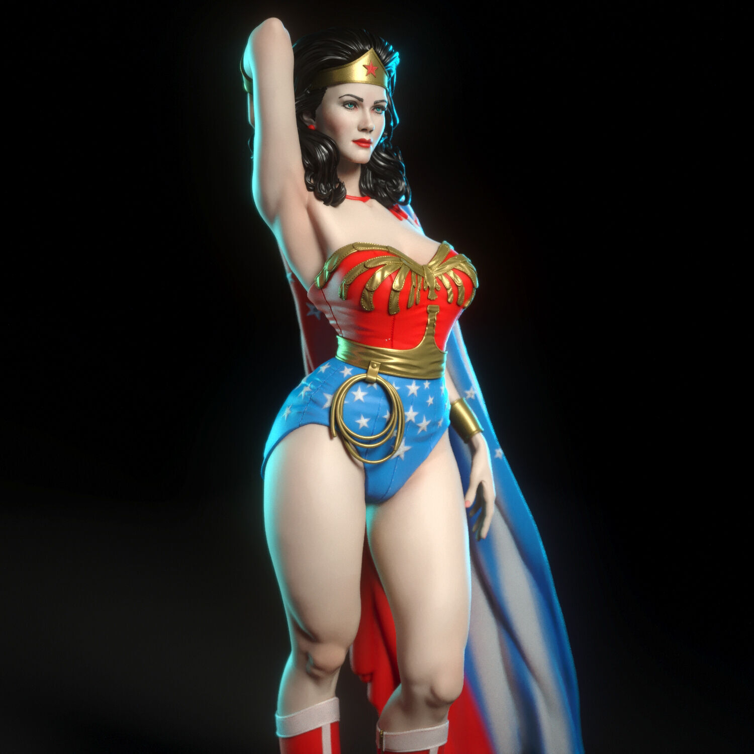 Wonder Woman by Lynda Carter 3D print model_2