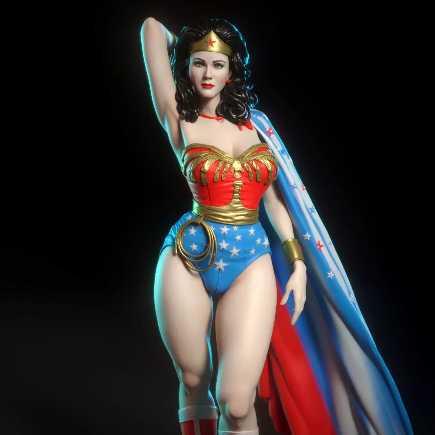 Wonder Woman by Lynda Carter 3D print model_0