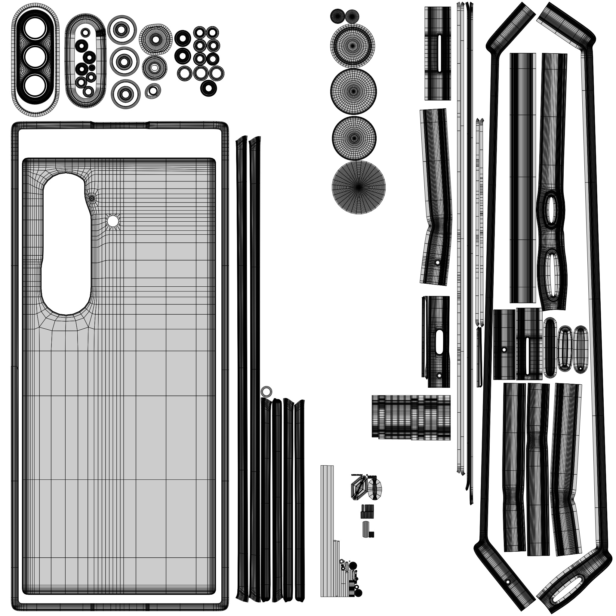 Samsung Galaxy Z Fold 7 Jetblack 3D model_17