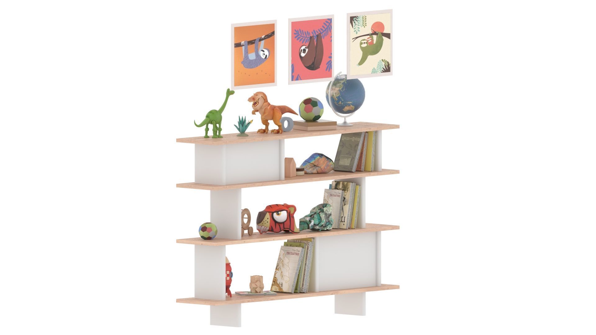 Toys and Furniture Set 3D model_14
