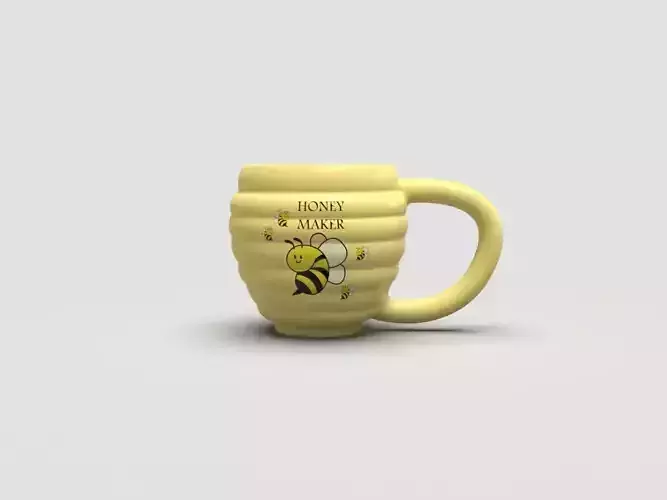 Beehive Bliss Mug 3D print model