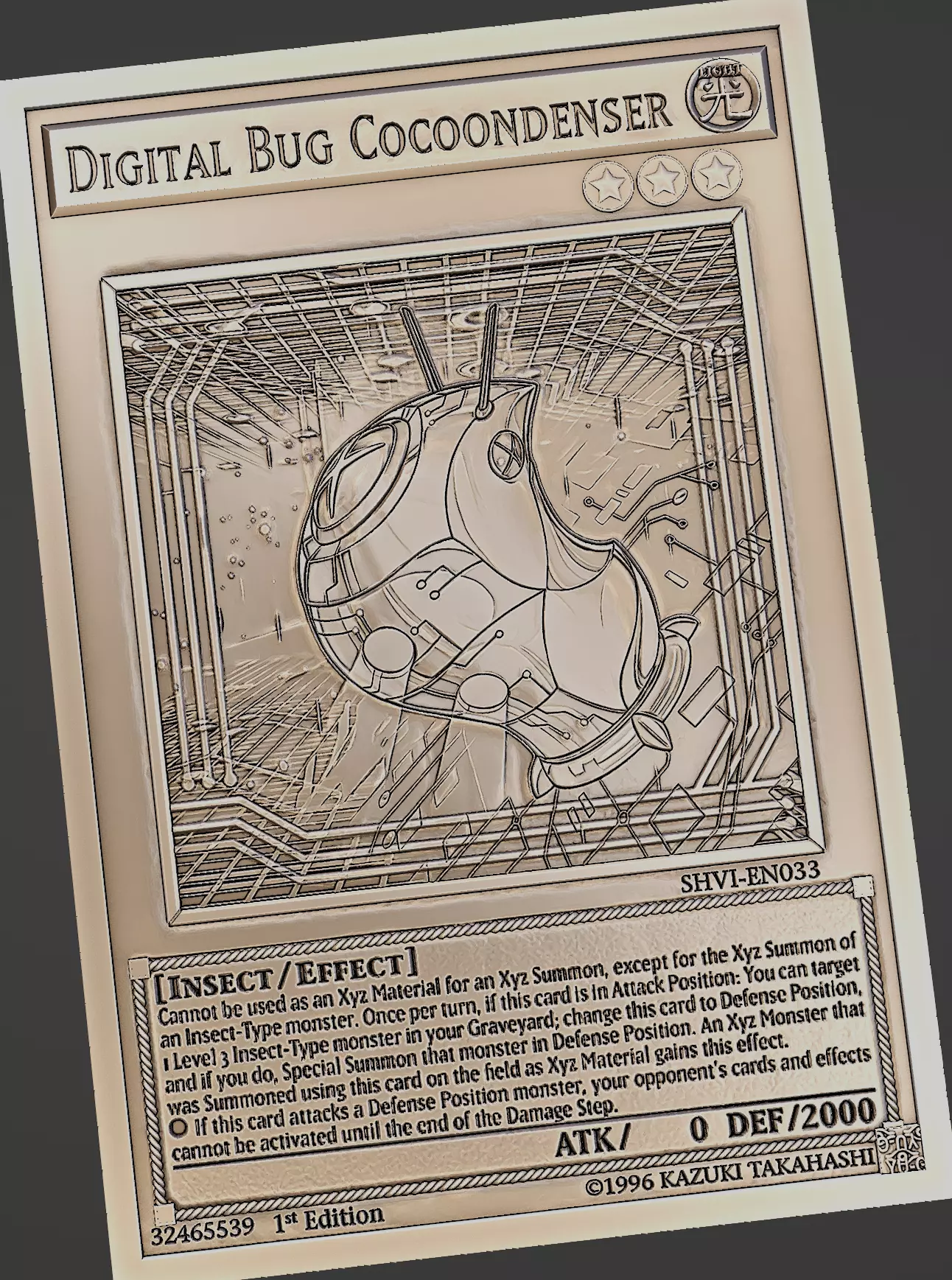 Digital Bug Cocoondenser - yu-gi-oh Free 3D print model