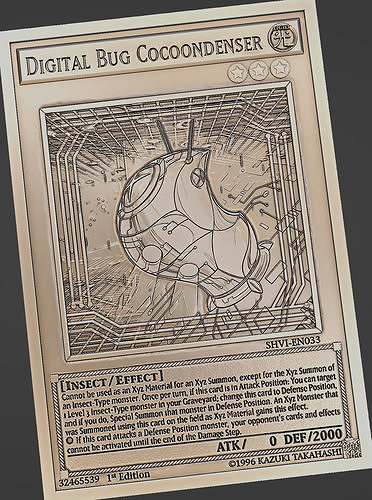 Digital Bug Cocoondenser - yu-gi-oh Free 3D print model