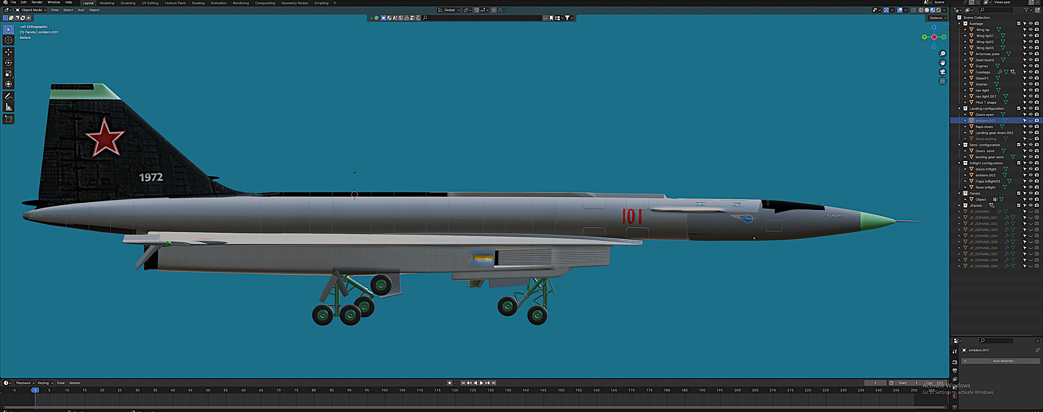 T-4 bomber Free 3D model_2