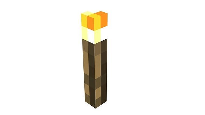 Minecraft Torch 3D model