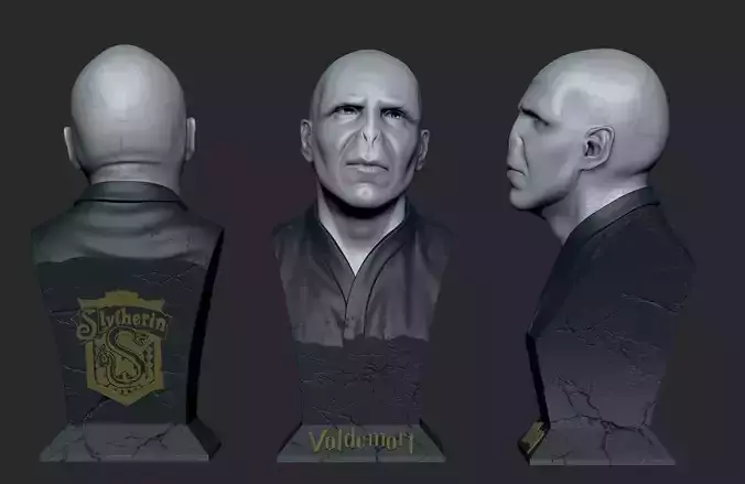 Voldemort from Harry Potter - 3D Sculpture
