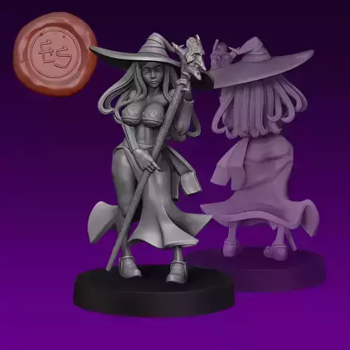 Sorceress - Dragons Crown - 32mm Miniature