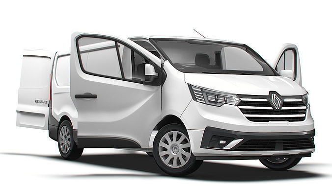 Renault Trafic Van L2H1 HQInterior 2024 UKspec 3D model