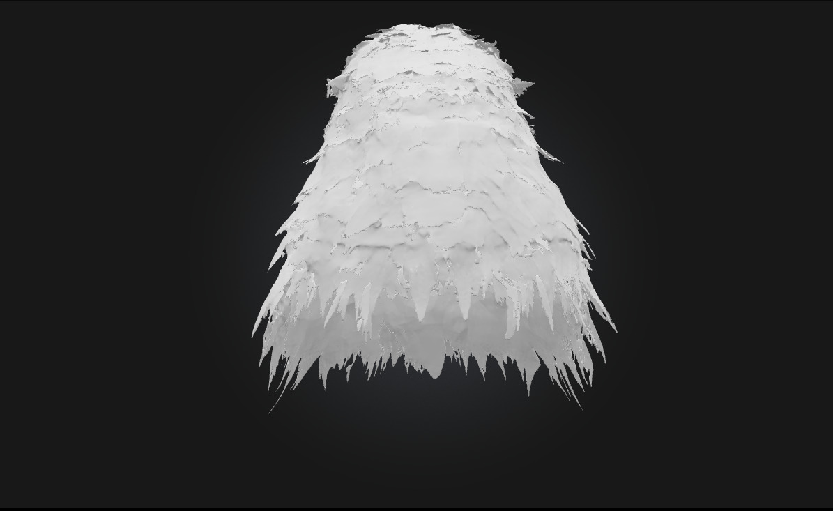 Majestic Stare Regal Animal Bust for Art and Wildlife Scenes 3D model_7