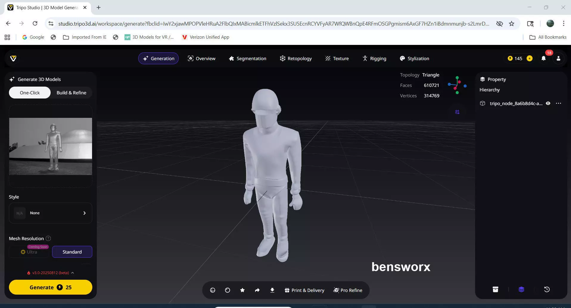 1 10th Scale Gort Robot Figure Free 3D print model_2