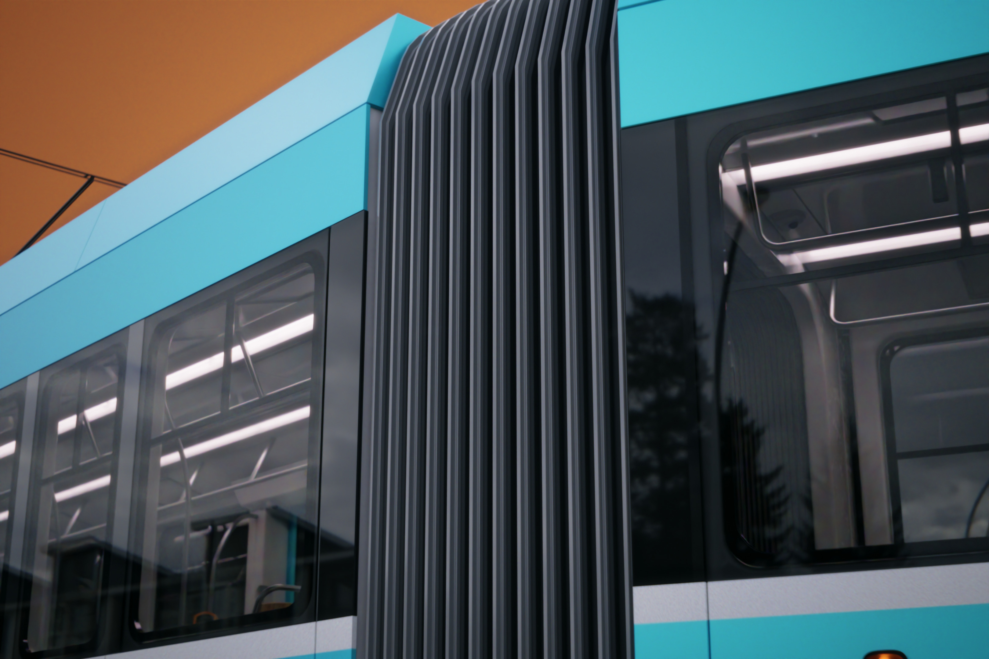 Skoda 39T tram 3D model_10