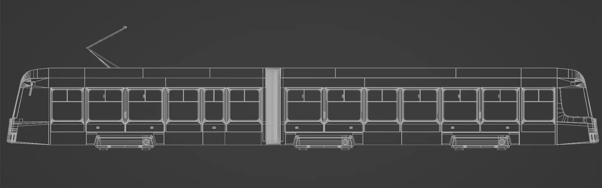 Skoda 39T tram 3D model_21