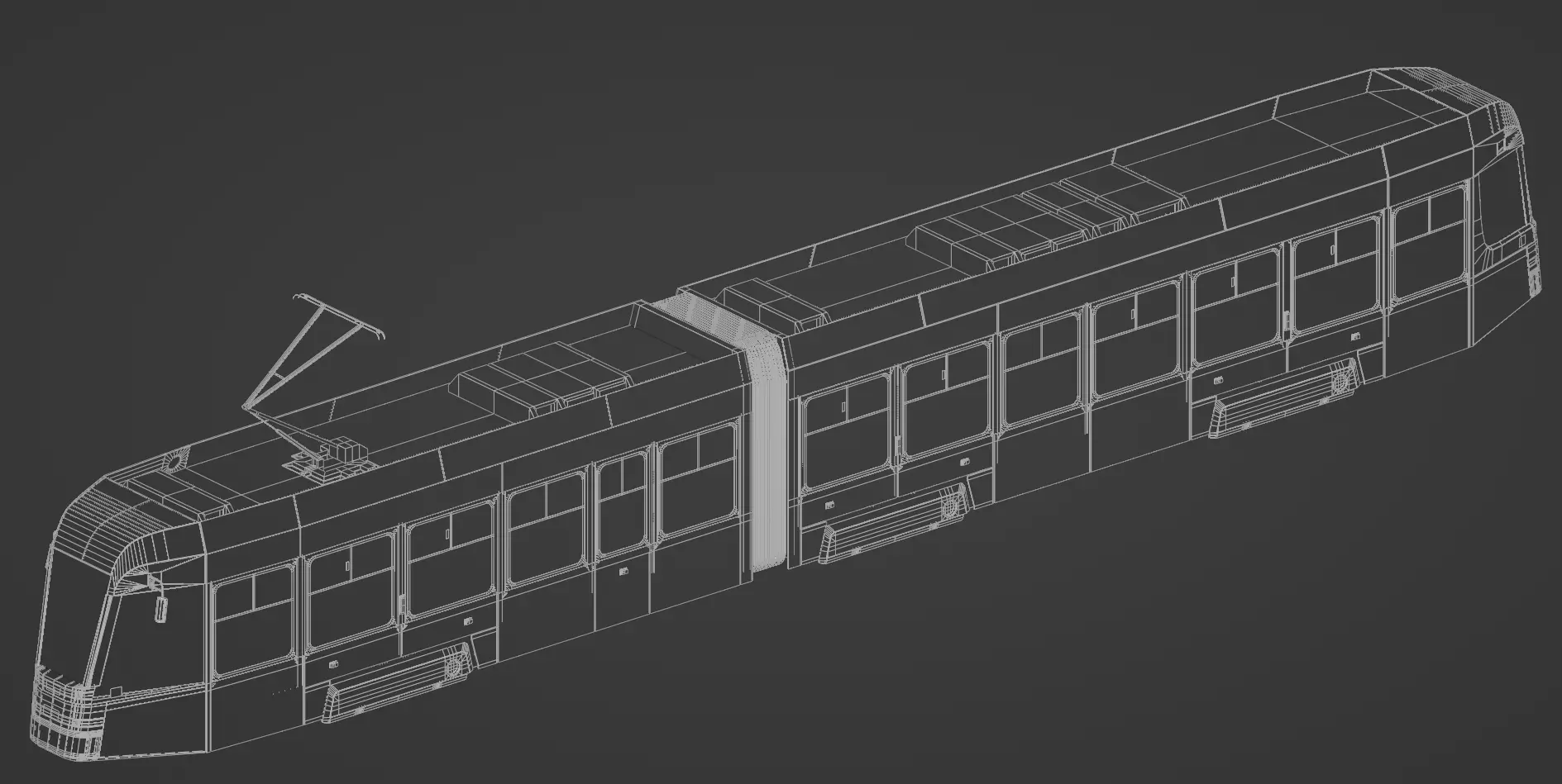 Skoda 39T tram 3D model_15