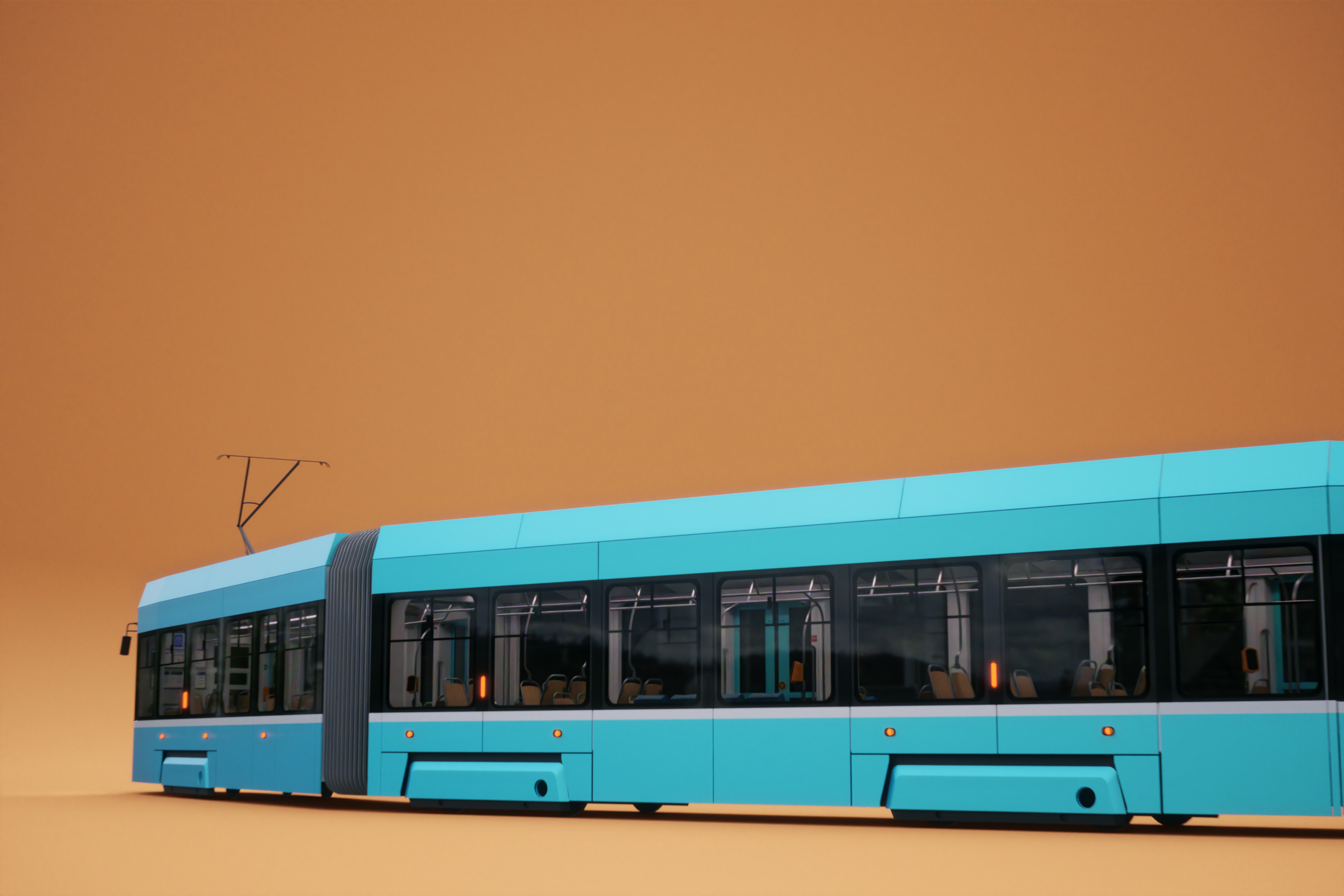Skoda 39T tram 3D model_12