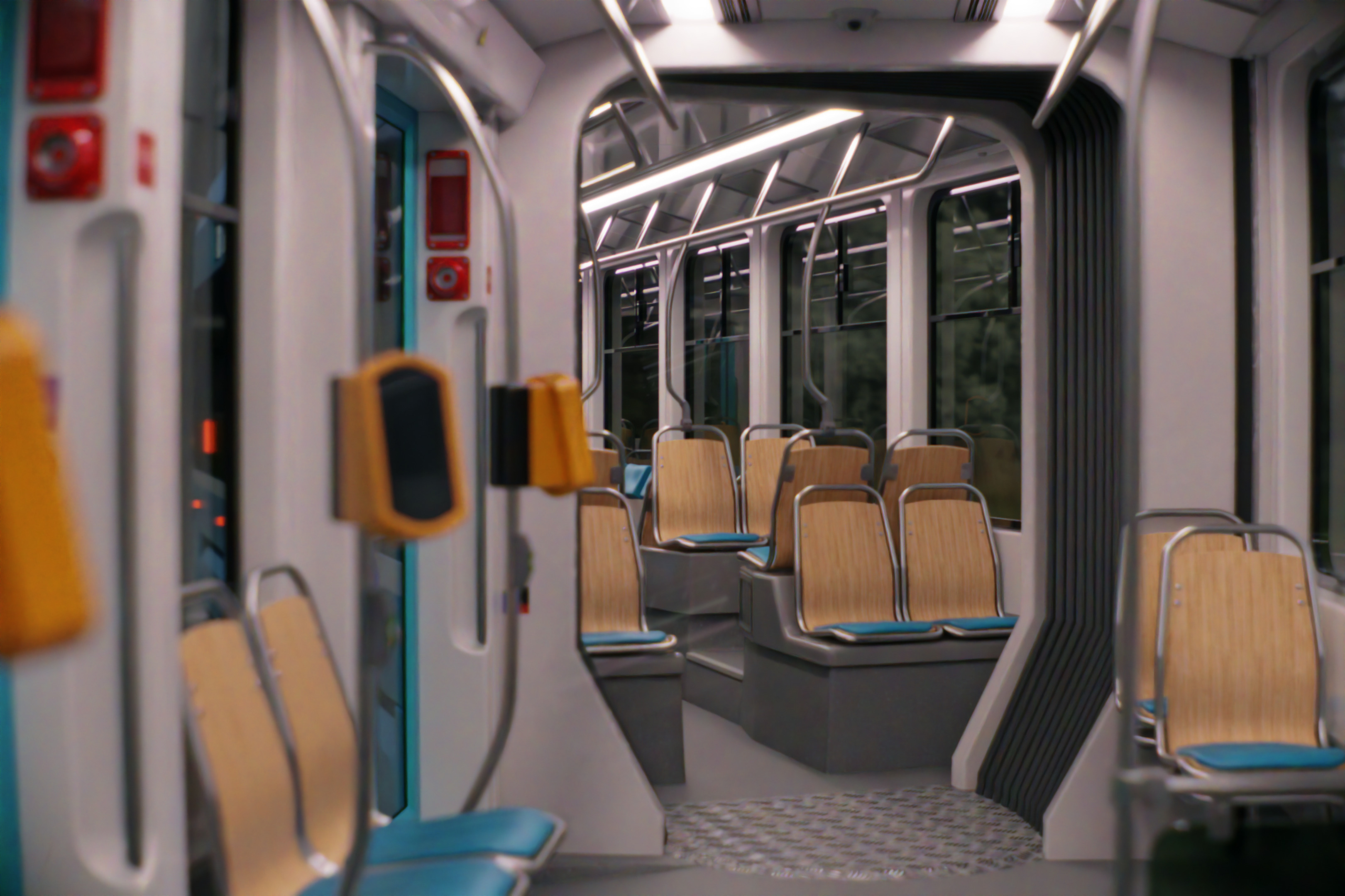 Skoda 39T tram 3D model_7