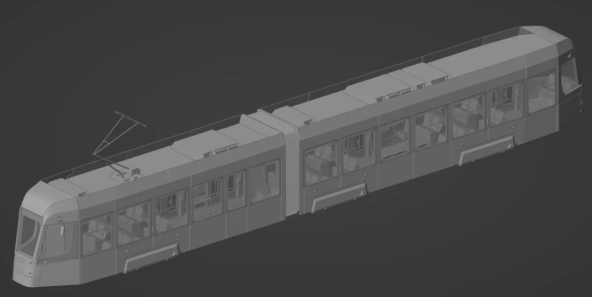 Skoda 39T tram 3D model_16