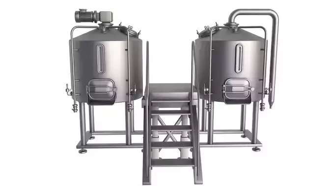 Brewery Fermentation Tank 3D model