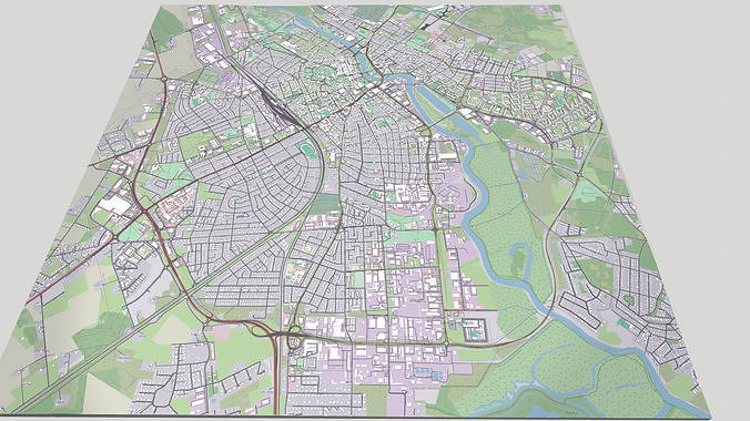 Cityscape Tartu Estonia 3D model