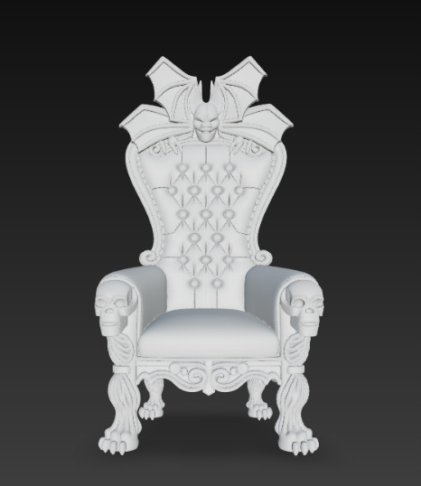 Ozzy Osbourne Trone 3D print model_3