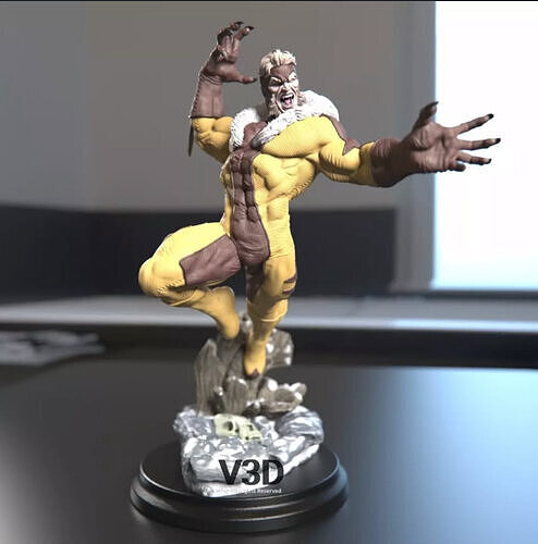 Saber Tooth - V3D 3D print model