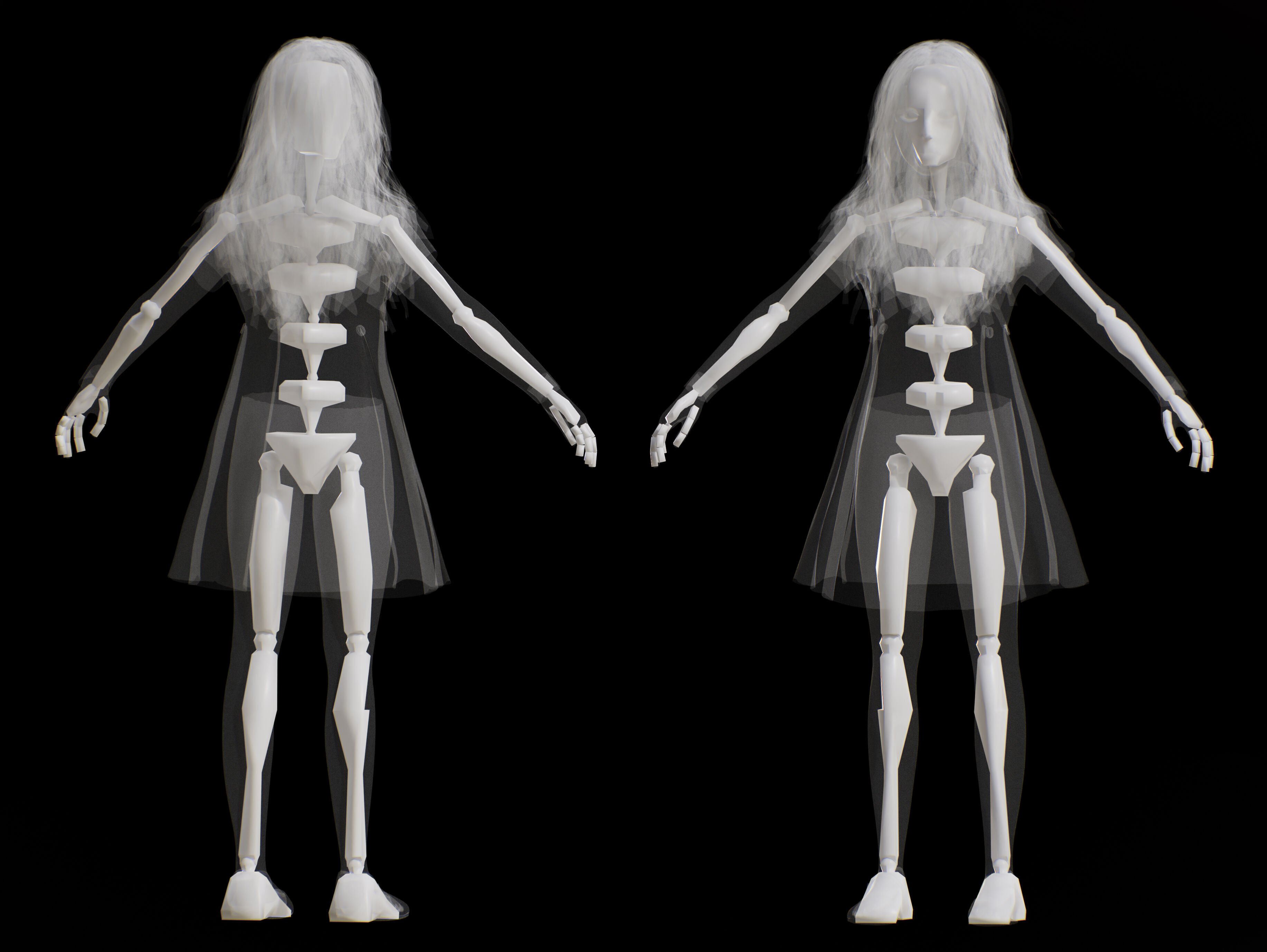 M3GAN Low-poly 3D model_12