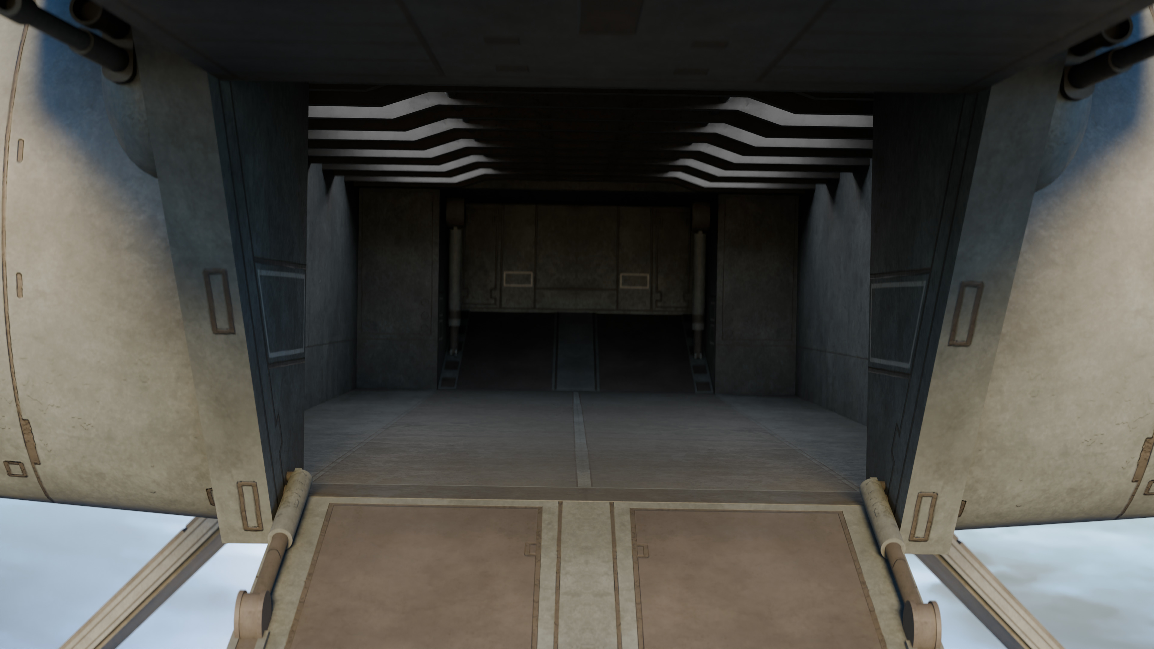 Imperial Sentinel Landing Class Low-poly 3D model_7