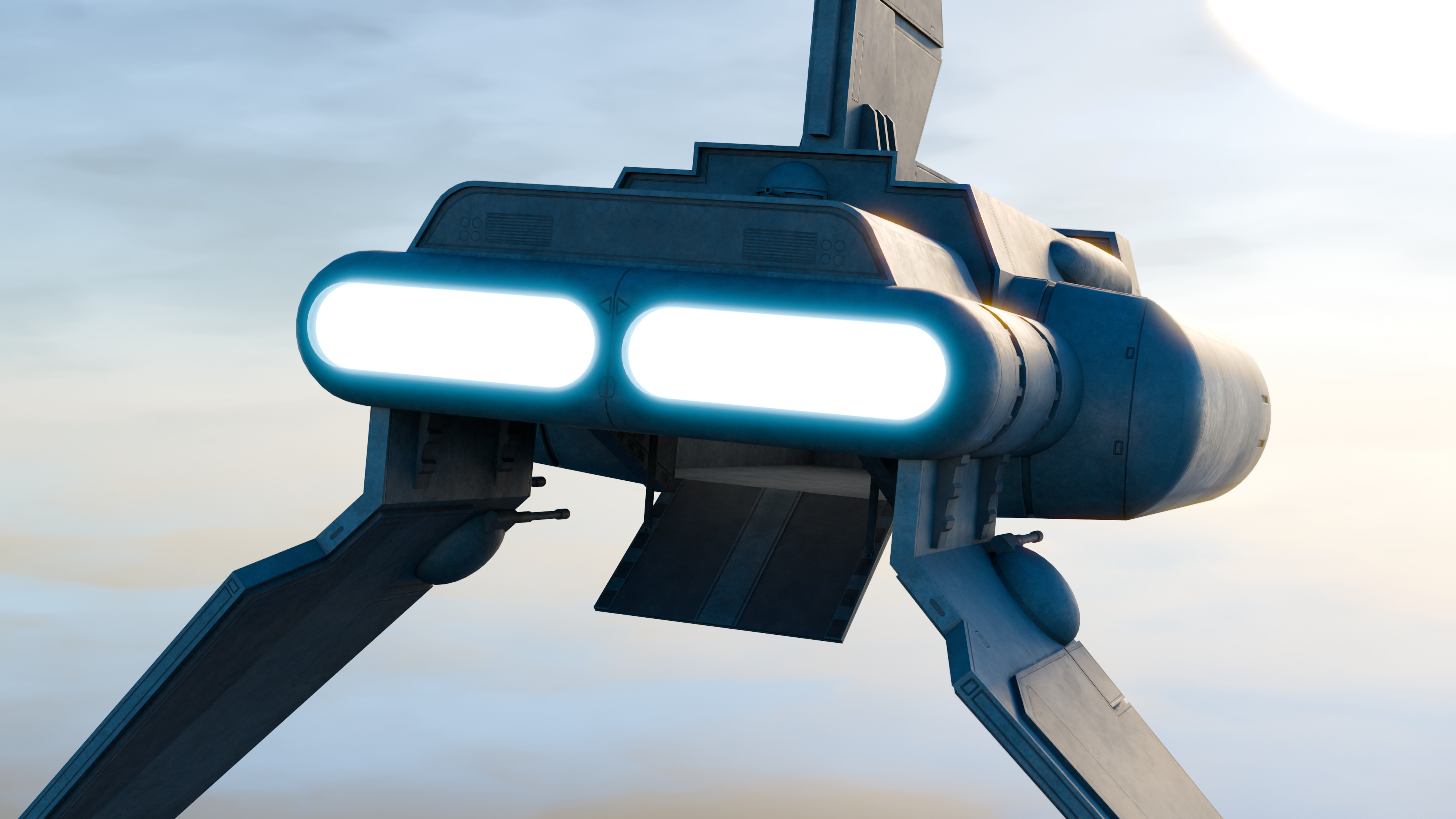 Imperial Sentinel Landing Class Low-poly 3D model_3