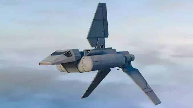 Imperial Sentinel Landing Class Low-poly 3D model