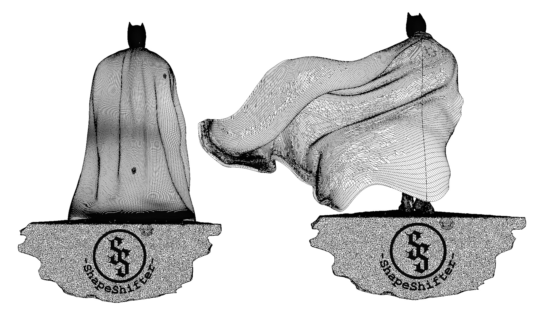 The Batman printable figure figurine 2 versions 3D print model_21