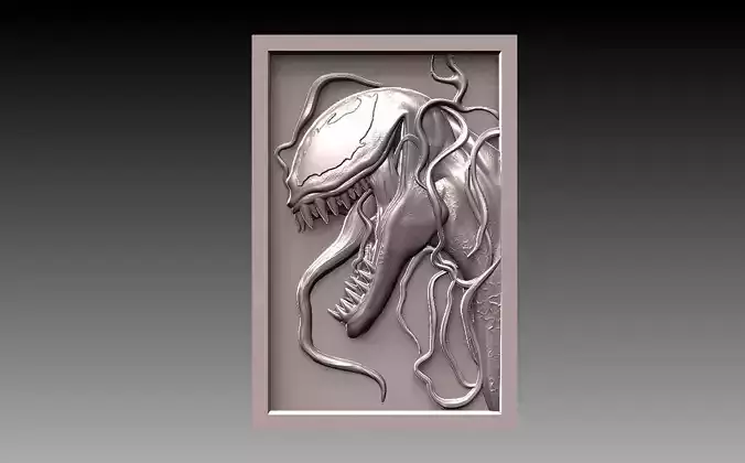 Venom CNC STL 3D print model