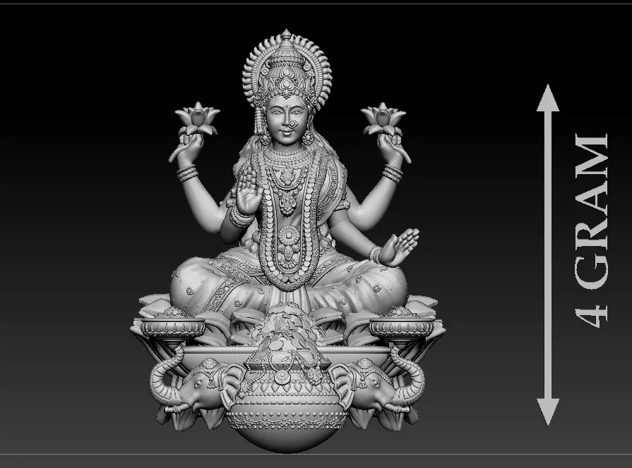 Laxmi Mata 3D print model 3D print model