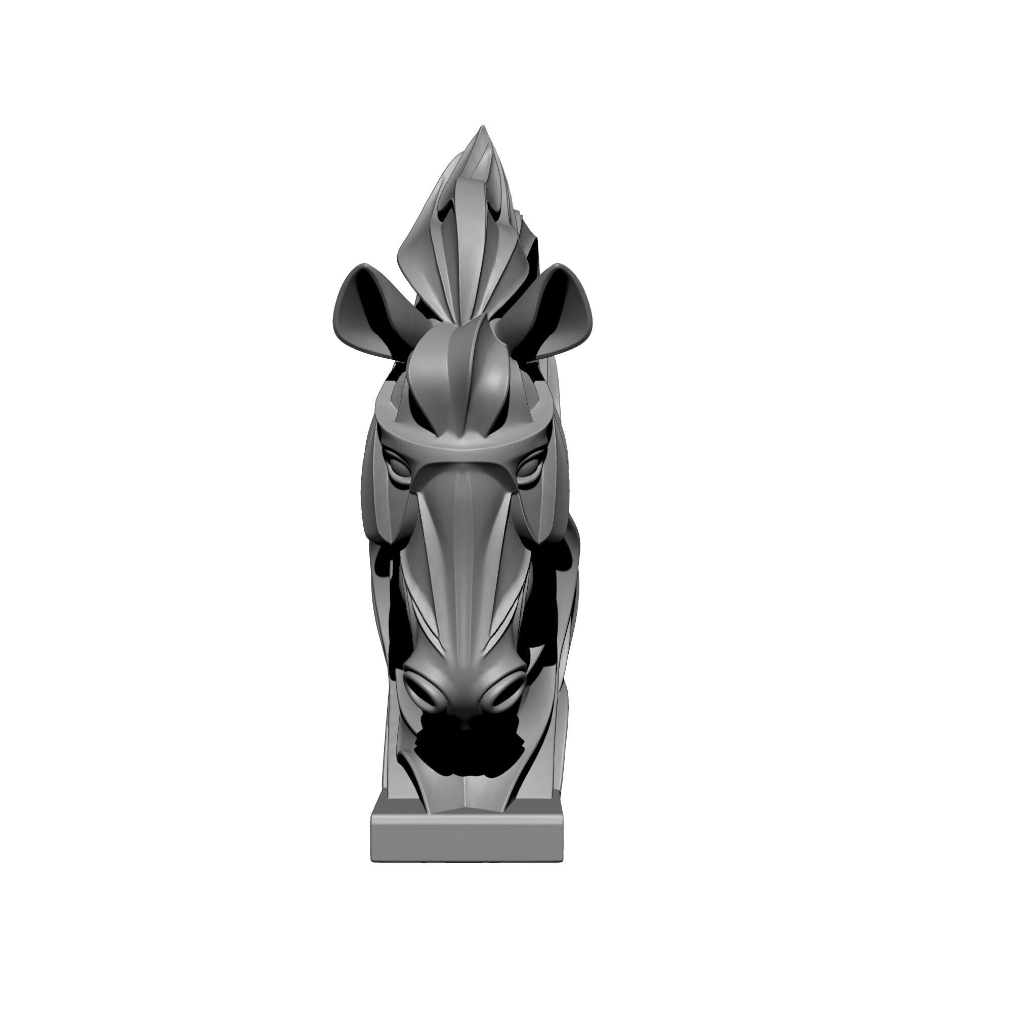Horse Statue 3D print model_1