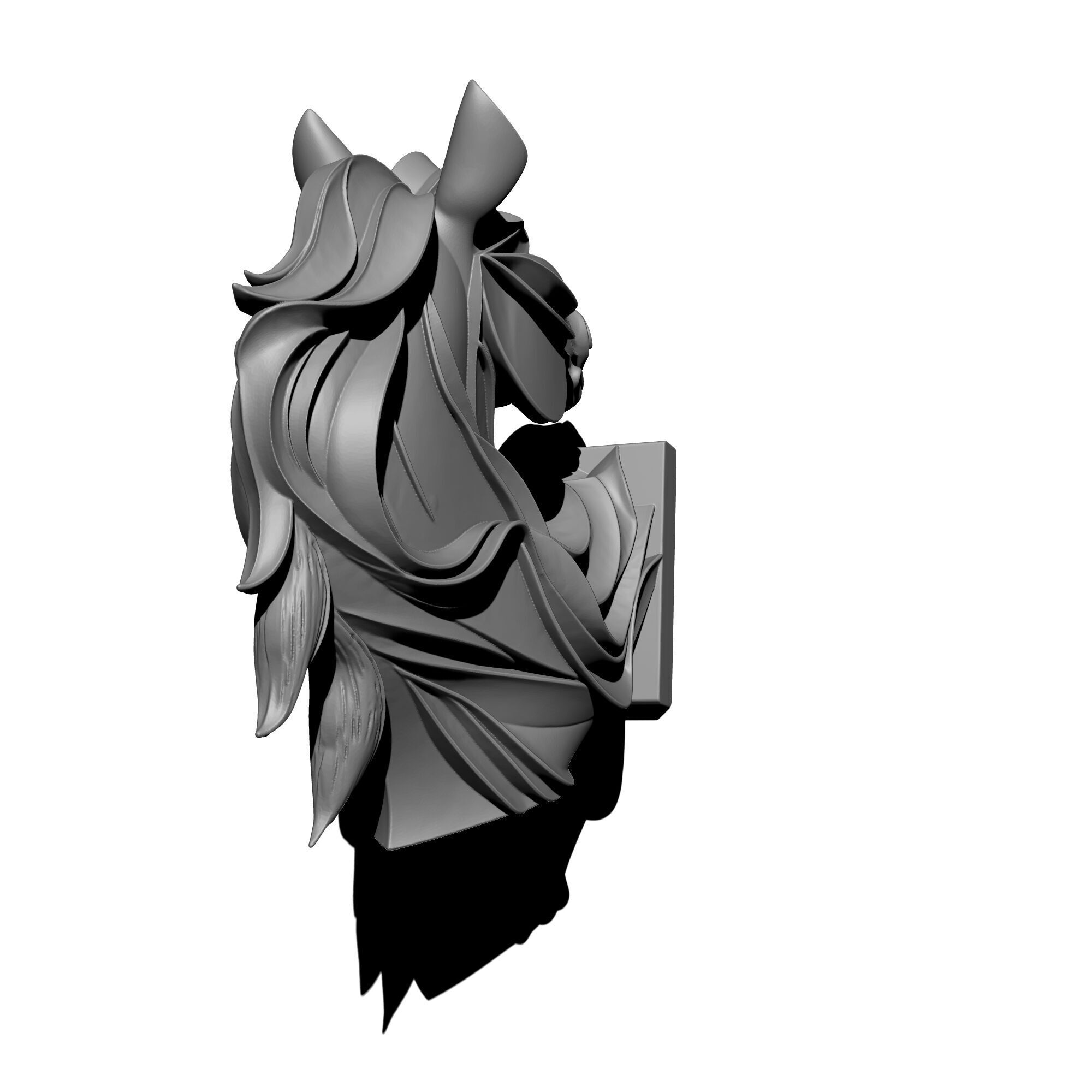 Horse Statue 3D print model_5