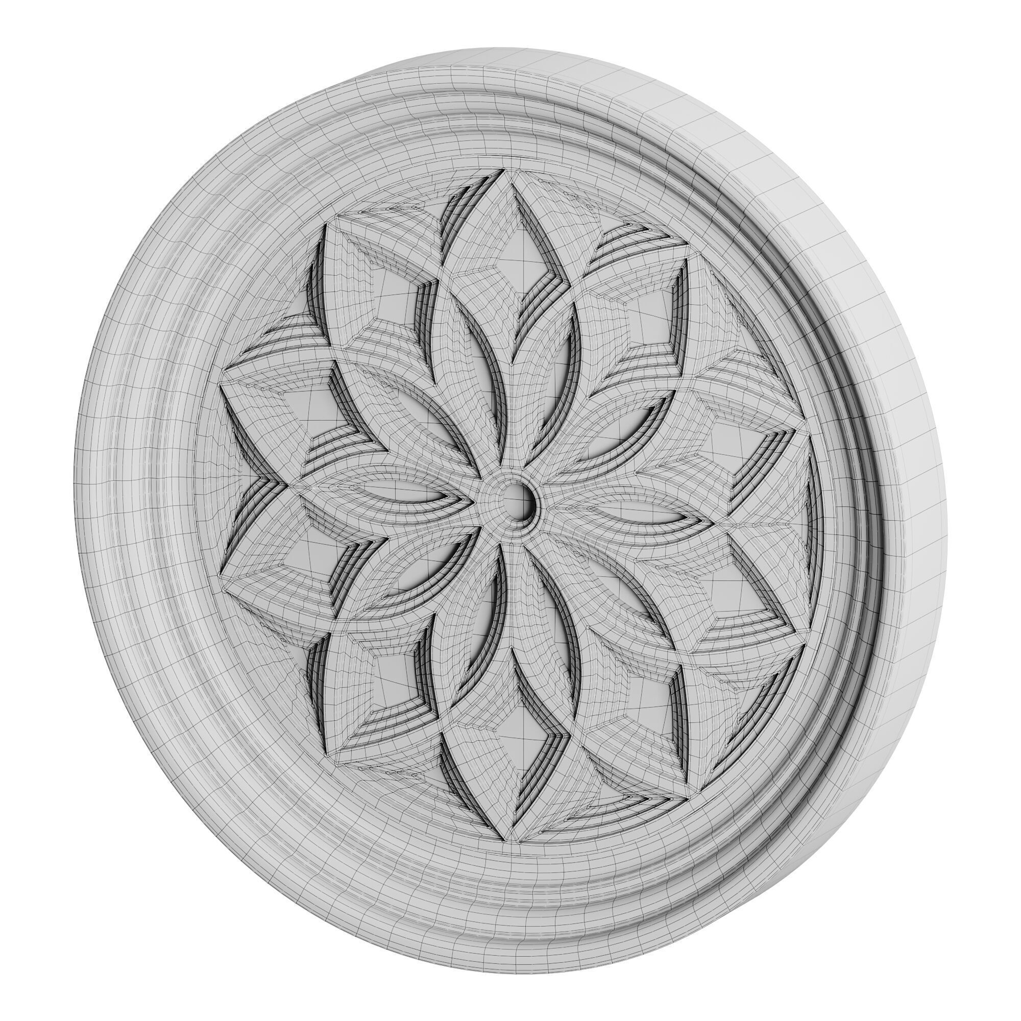 Gothic Window 08 3D model_13