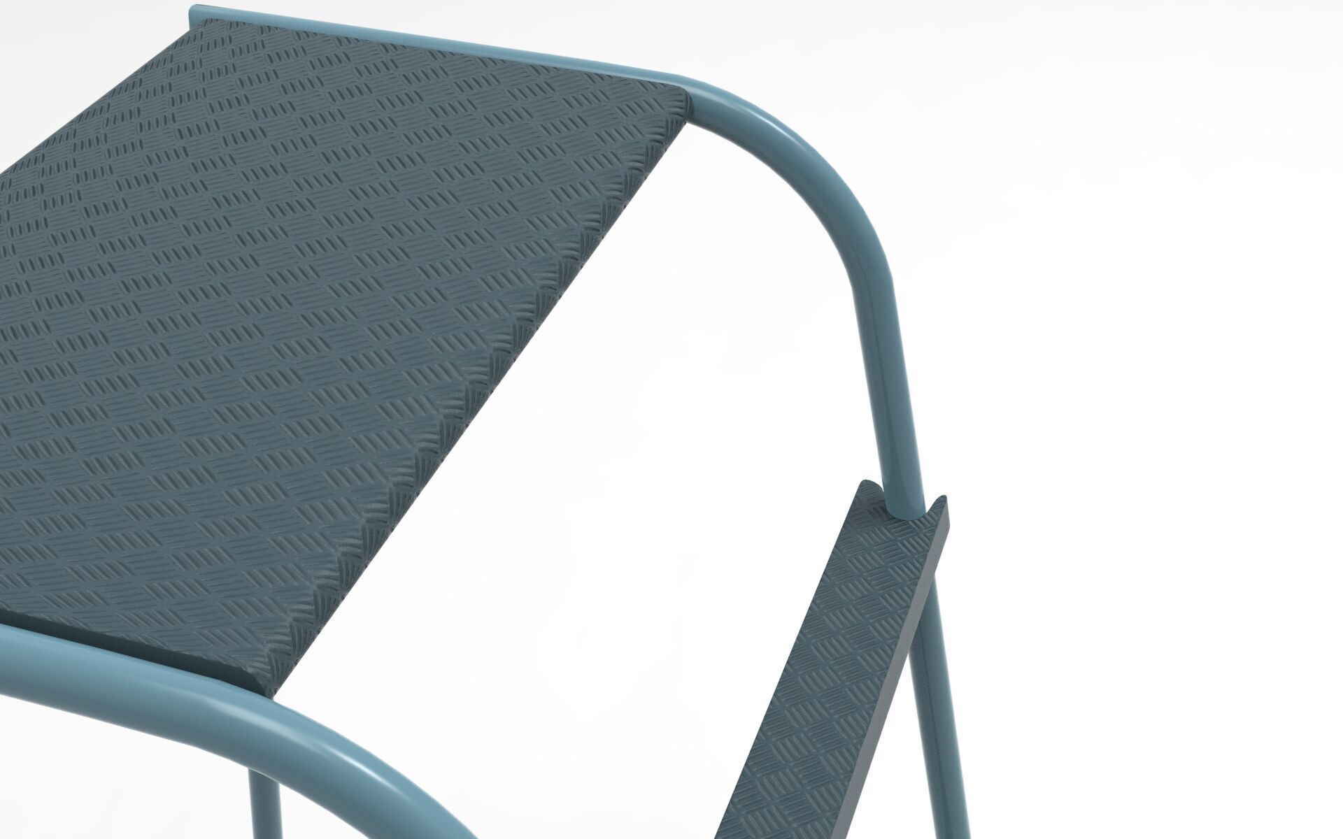 Ola Kitchen Ladder Low-poly 3D model_4