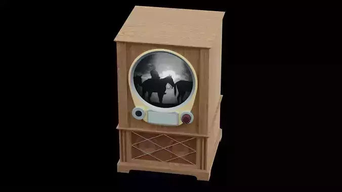 Old Vintage TV Working