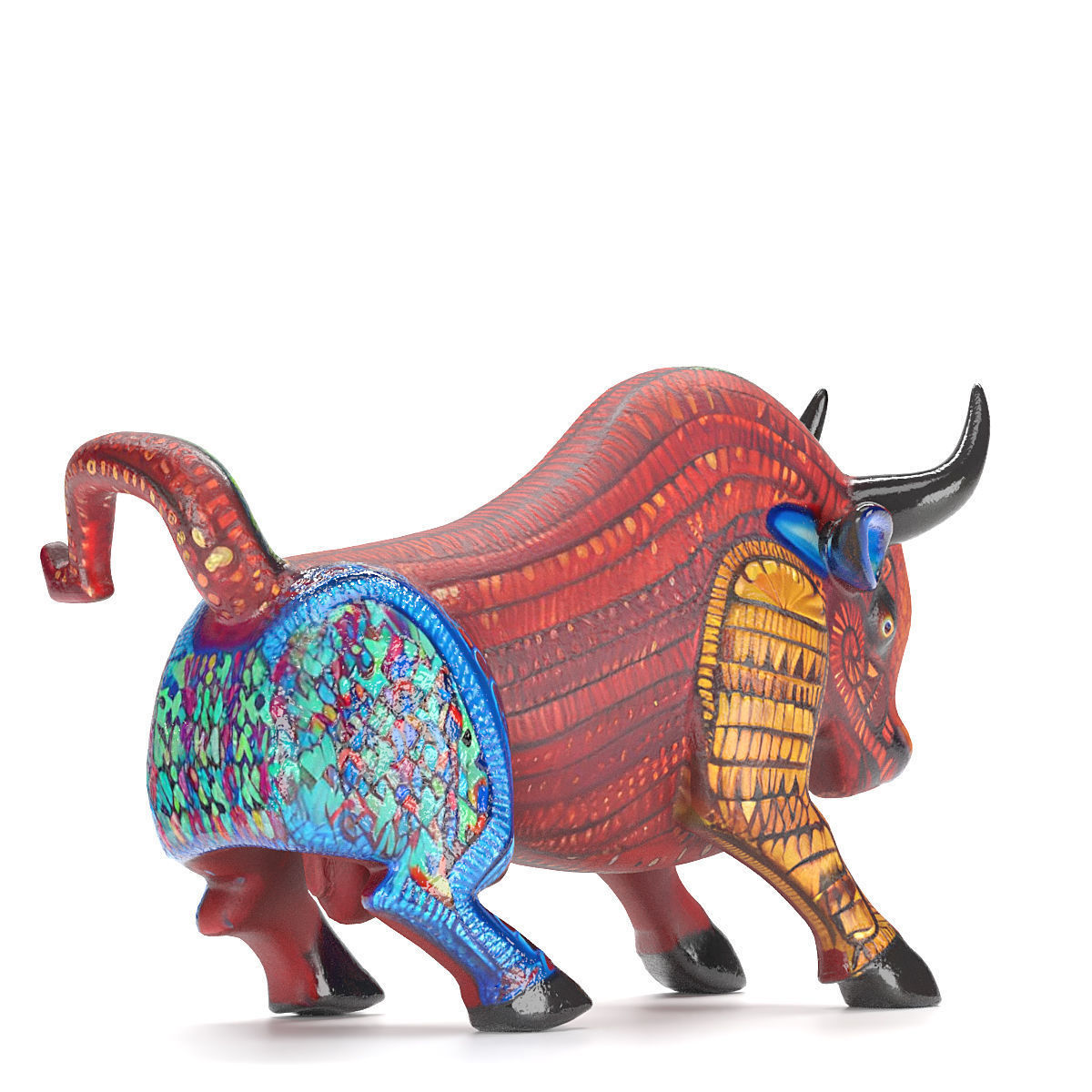 Alebrije bull 02 3D model_2