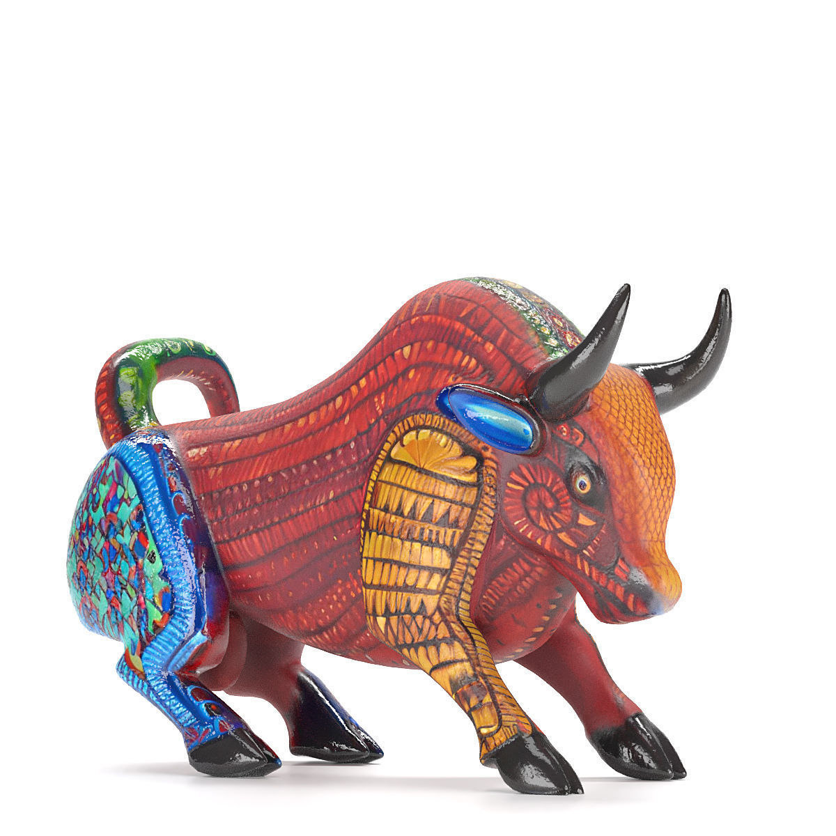 Alebrije bull 02 3D model_1