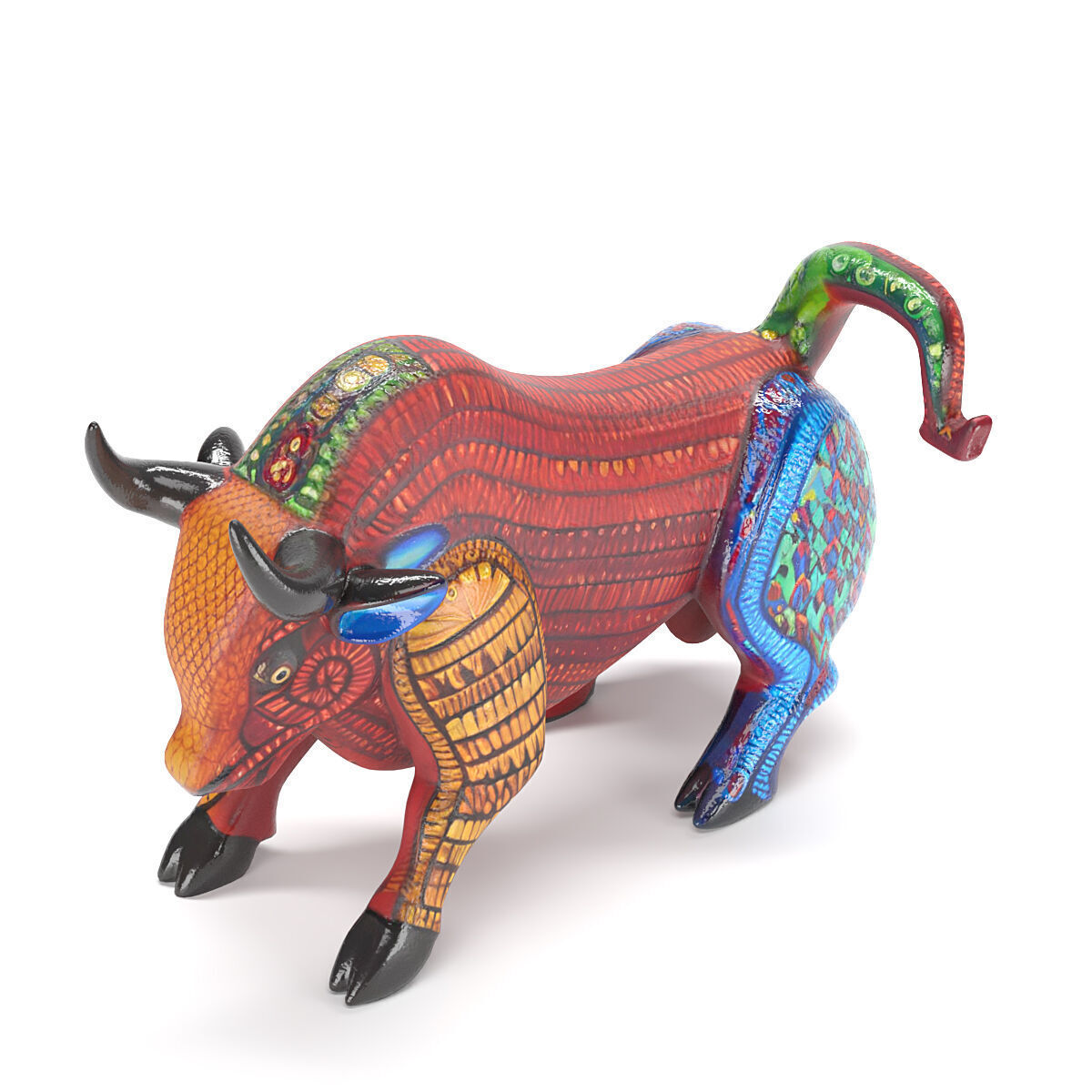 Alebrije bull 02 3D model_4