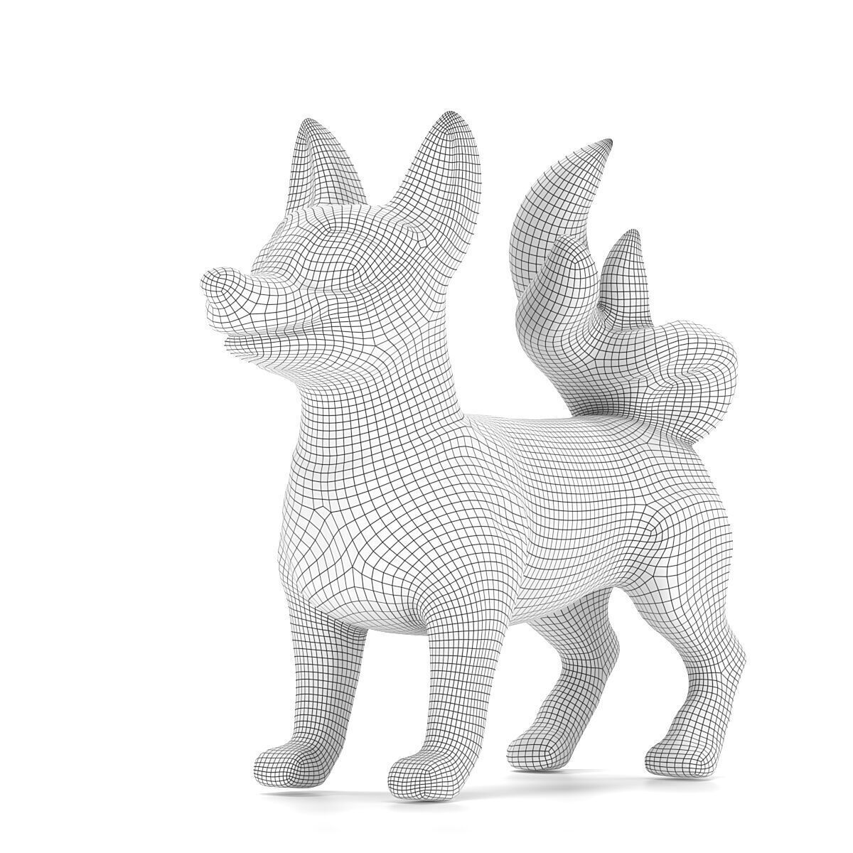 Alebrije  dog 02 3D model_5