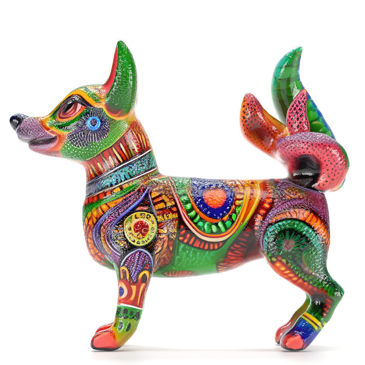 Alebrije  dog 02 3D model_1