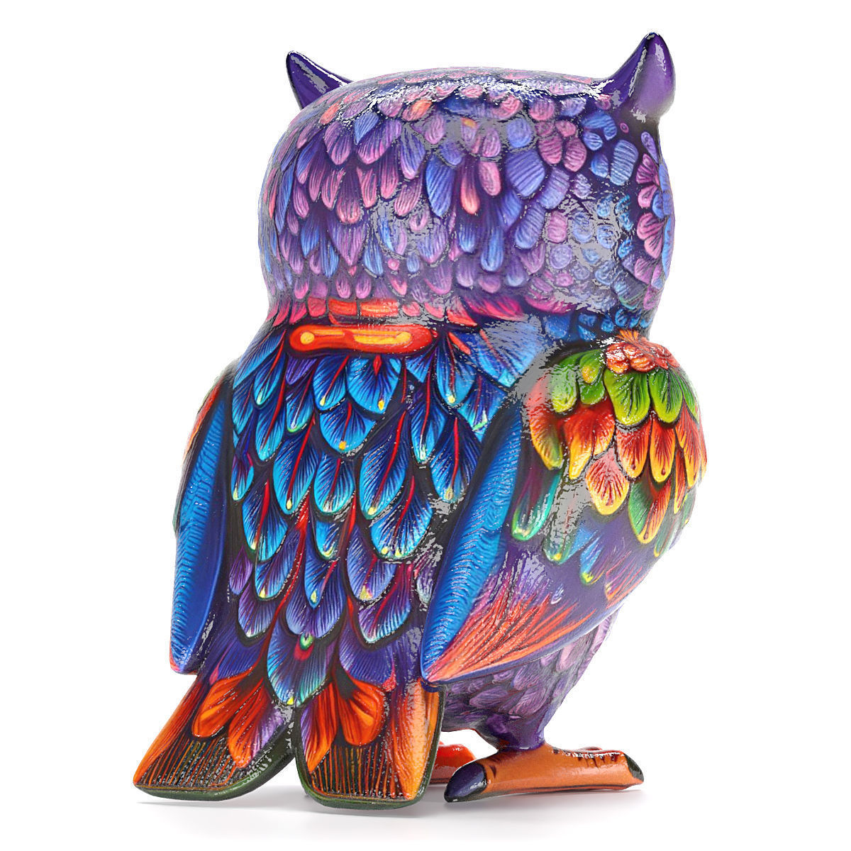 Alebrije owl 02 3D model_3