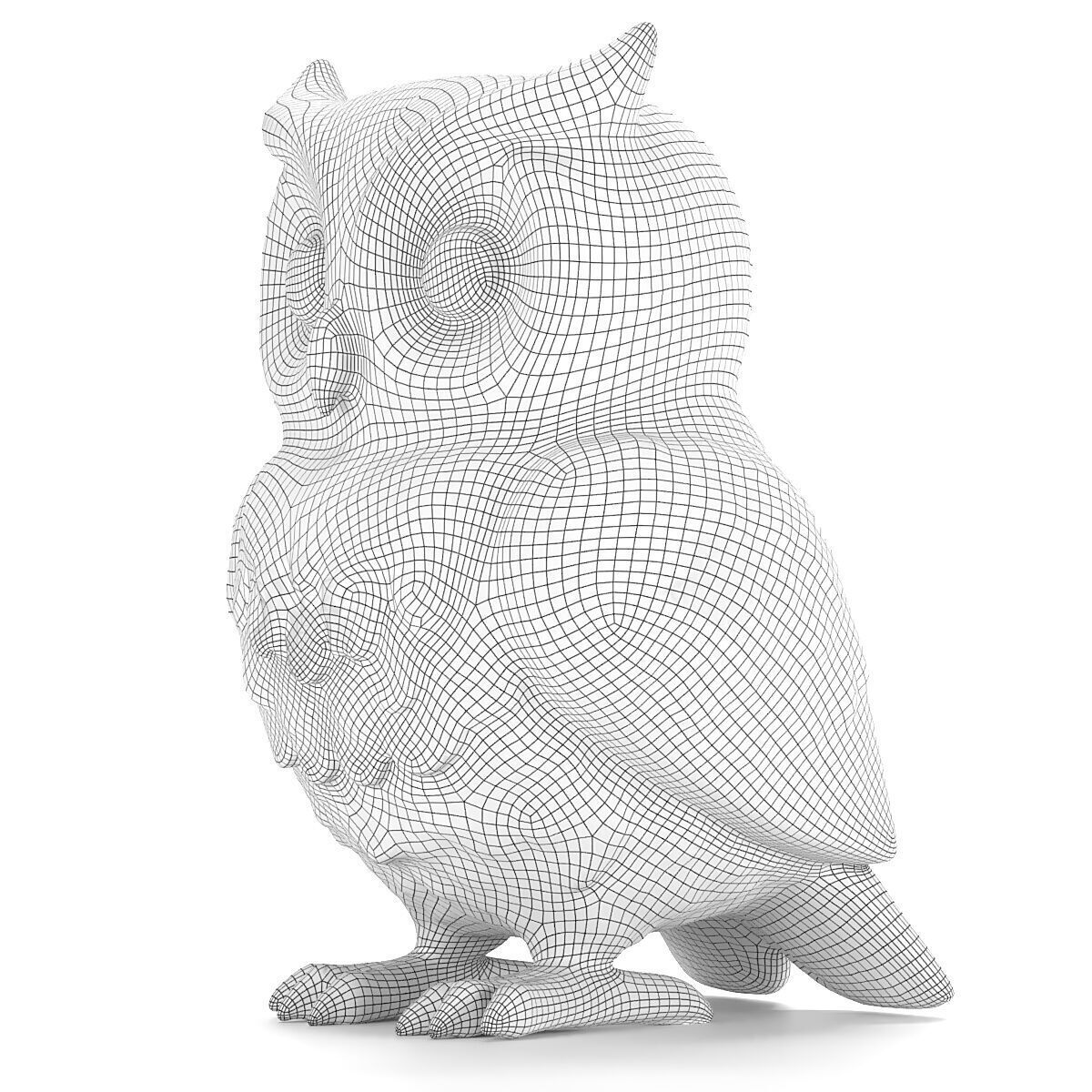 Alebrije owl 02 3D model_4