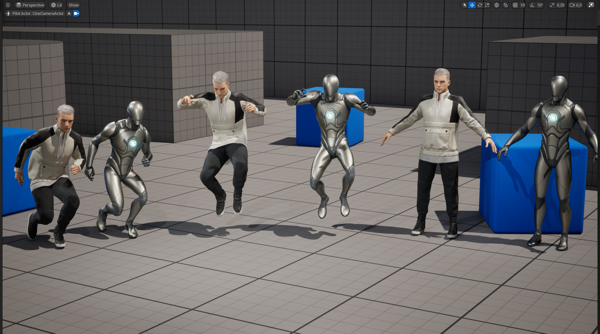 Handsome Modern Realistic Young Man 3D Rigged Low-poly 3D model_20