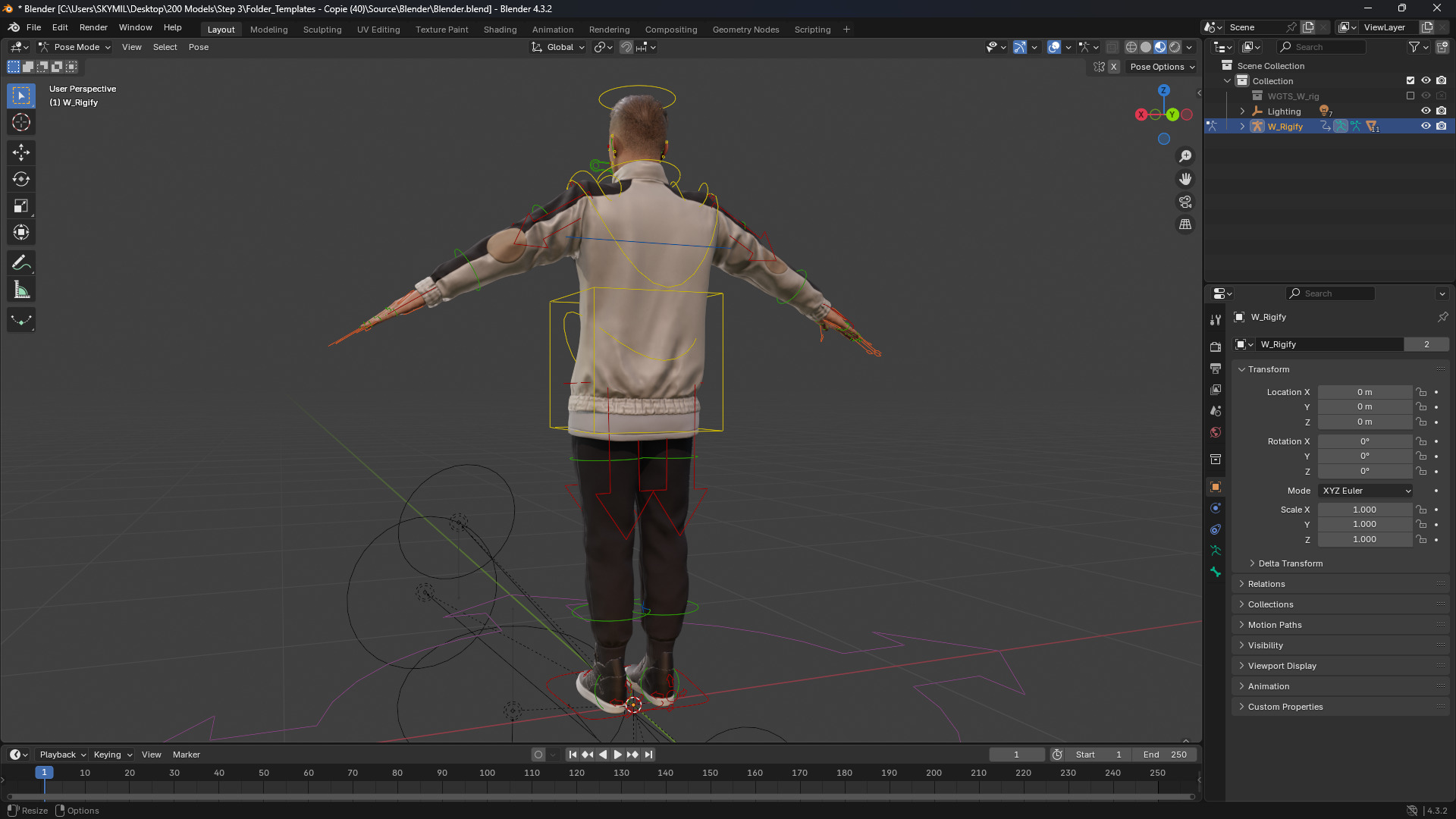 Handsome Modern Realistic Young Man 3D Rigged Low-poly 3D model_14