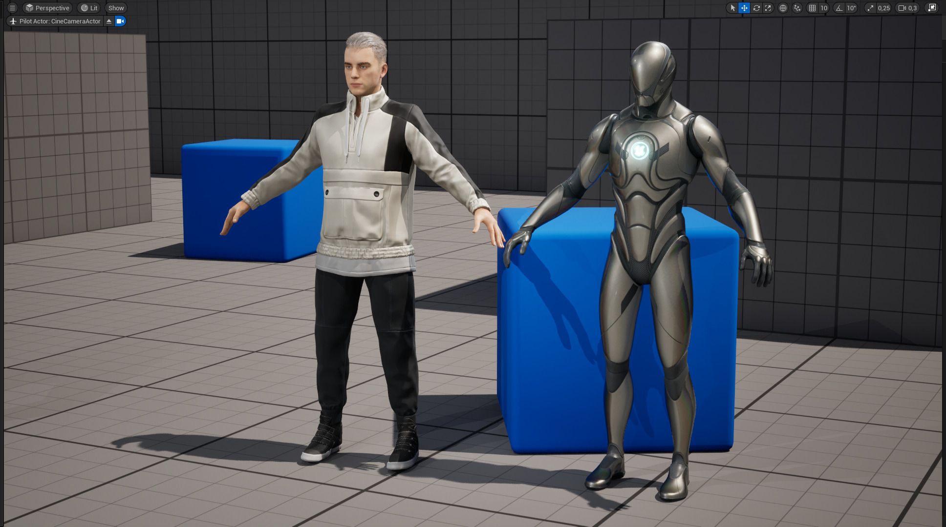 Handsome Modern Realistic Young Man 3D Rigged Low-poly 3D model_22