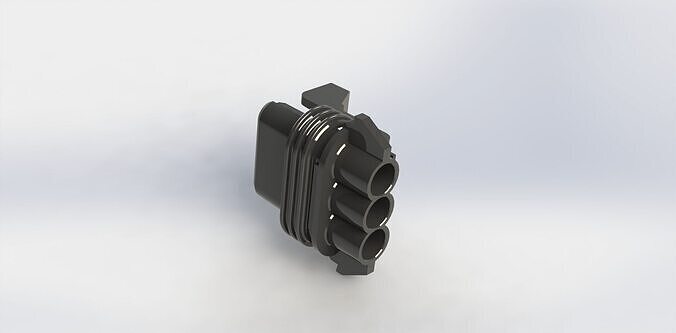 Conector Eletrico 87693712 Case New Holland Electric Connector 3D model