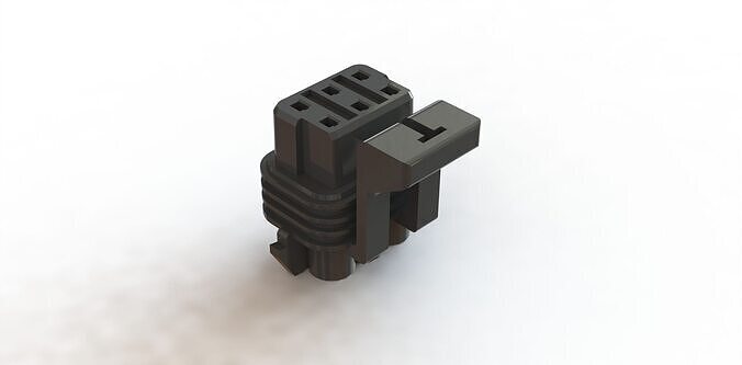 Conector Eletrico 87694714 Case New Holland Electric Connector 3D model