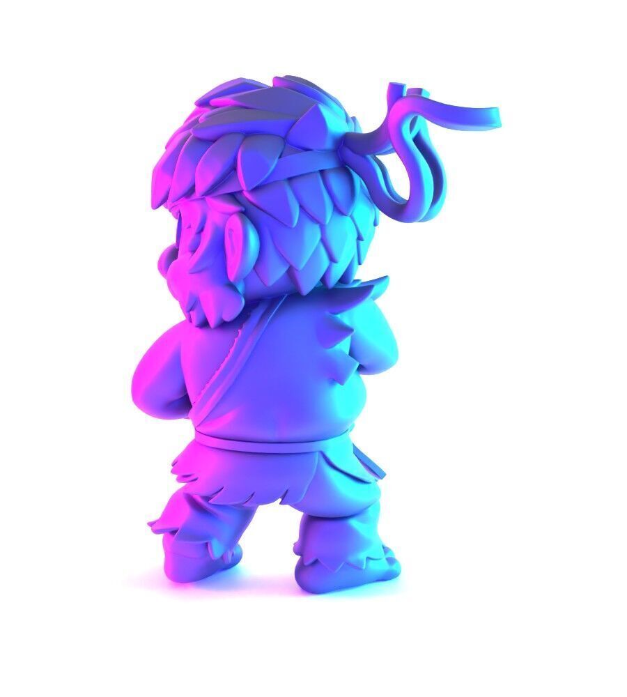 Mario Bros Ryu Street Fighter toy 3D print model_7