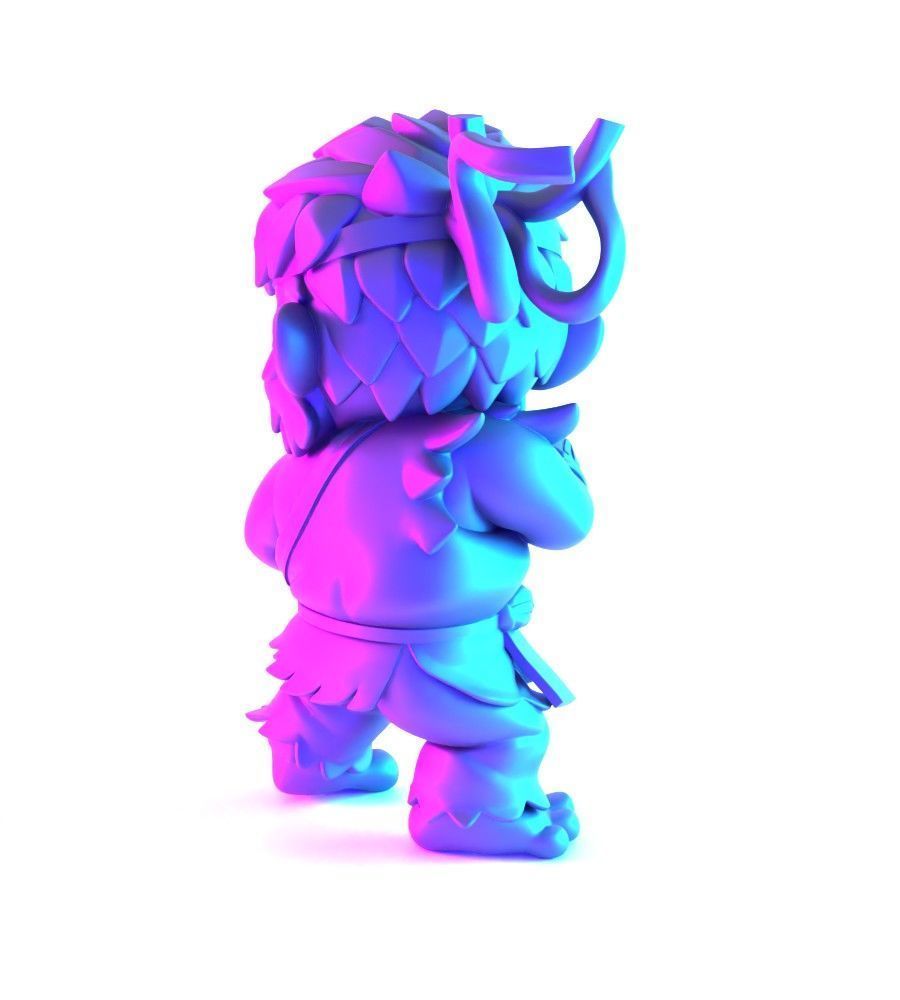 Mario Bros Ryu Street Fighter toy 3D print model_9